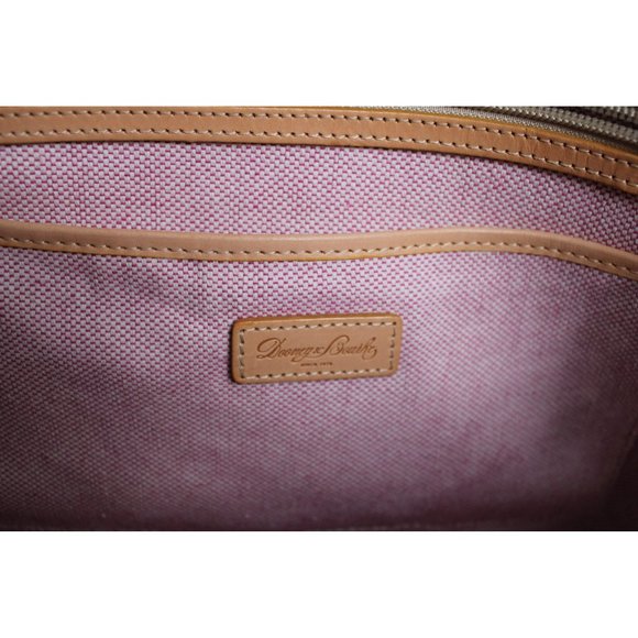 Large Cloth Pink and Yellow Dooney & Bourke Bag - Picture 6 of 8